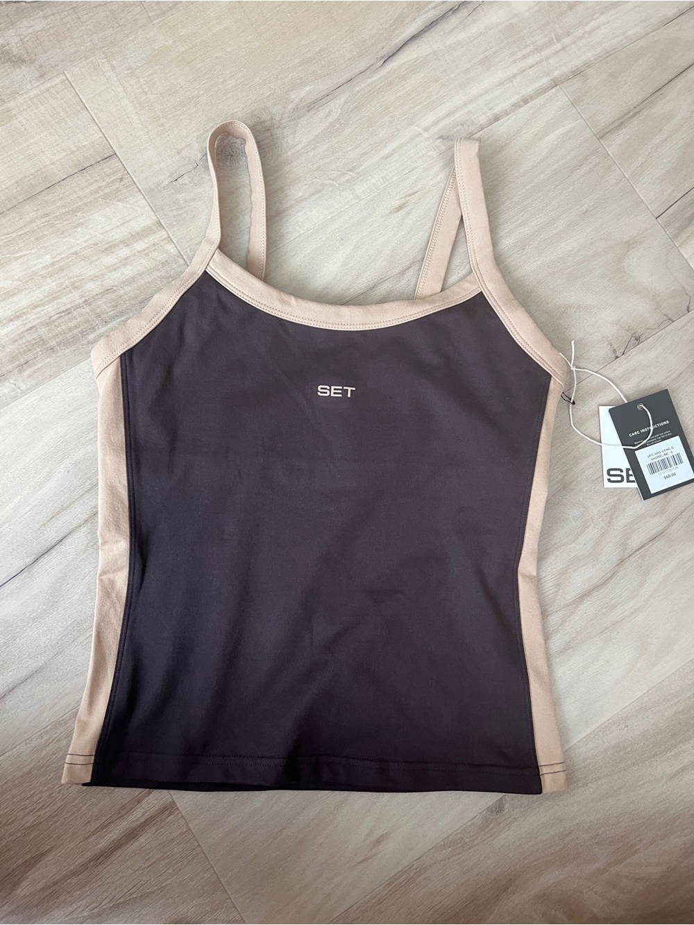 NWT Set Active Formcloud Contrast Cami - Picture 3 of 4